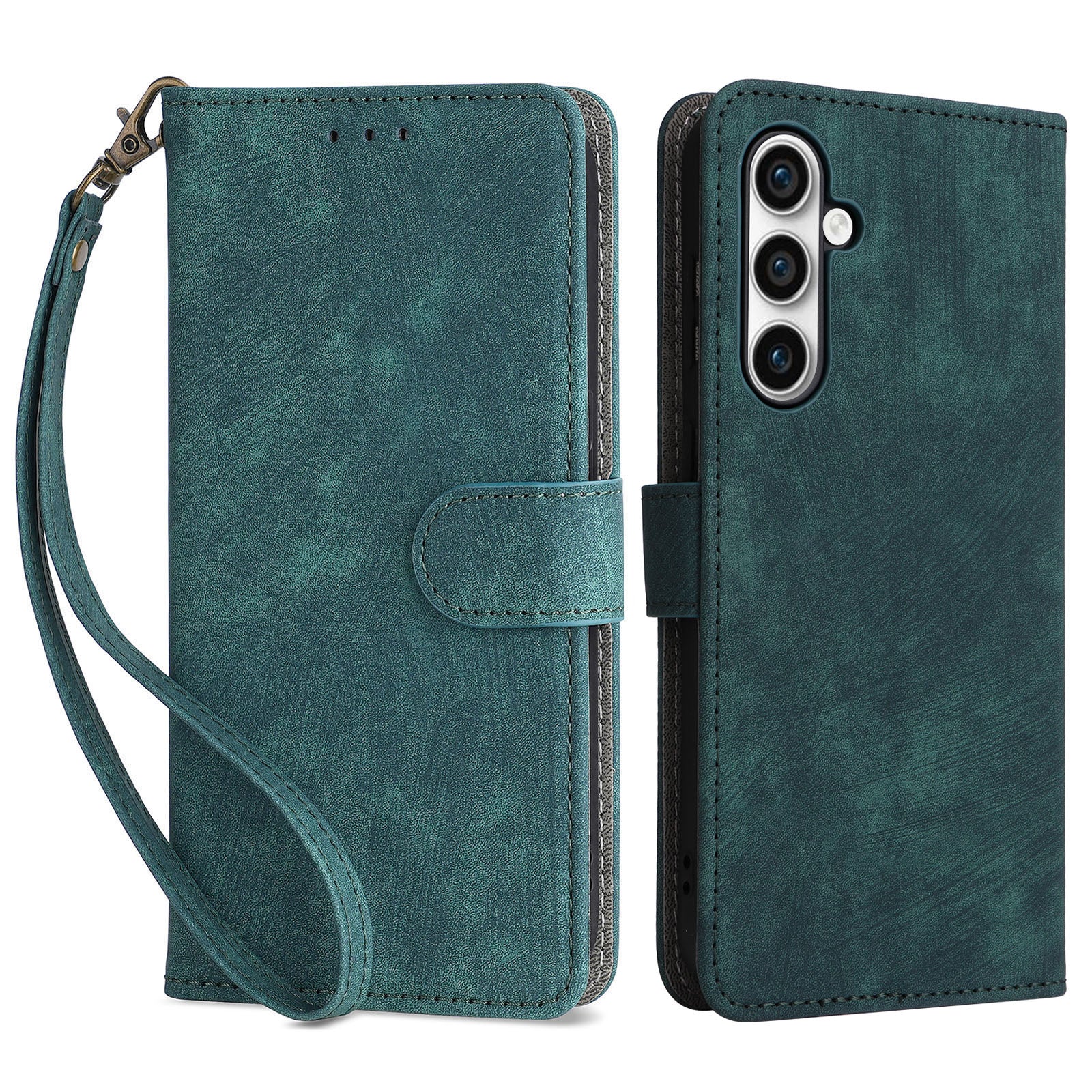 For Samsung Galaxy S23 FE RFID Blocking Wallet Stand PU Leather Case Cell Phone Cover with Strap For Samsung Galaxy S23 FE RFID Blocking Wallet Stand PU Leather Case Cell Phone Cover with Strap